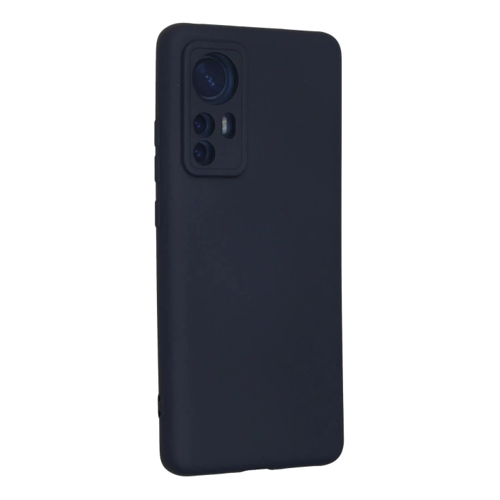BFS  Xiaomi Mi 12 Kılıf Nano içi Kadife Silikon - Lacivert