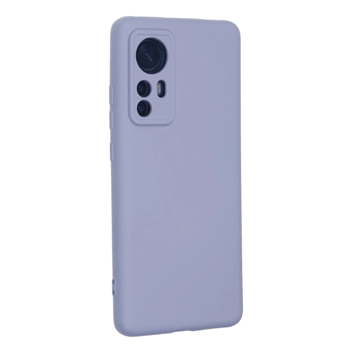 BFS  Xiaomi Mi 12 Kılıf Nano içi Kadife Silikon - Lila