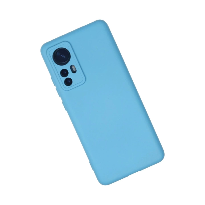 BFS  Xiaomi Mi 12 Kılıf Nano içi Kadife Silikon - Mavi