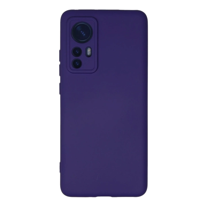 BFS  Xiaomi Mi 12 Kılıf Nano içi Kadife Silikon - Mor