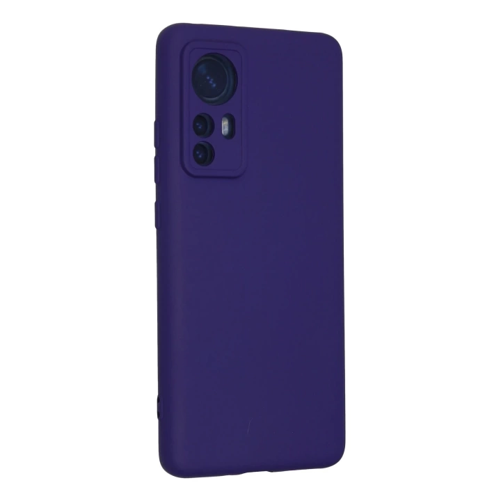 BFS  Xiaomi Mi 12 Kılıf Nano içi Kadife Silikon - Mor