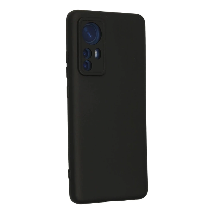 BFS  Xiaomi Mi 12 Kılıf Nano içi Kadife Silikon - Siyah
