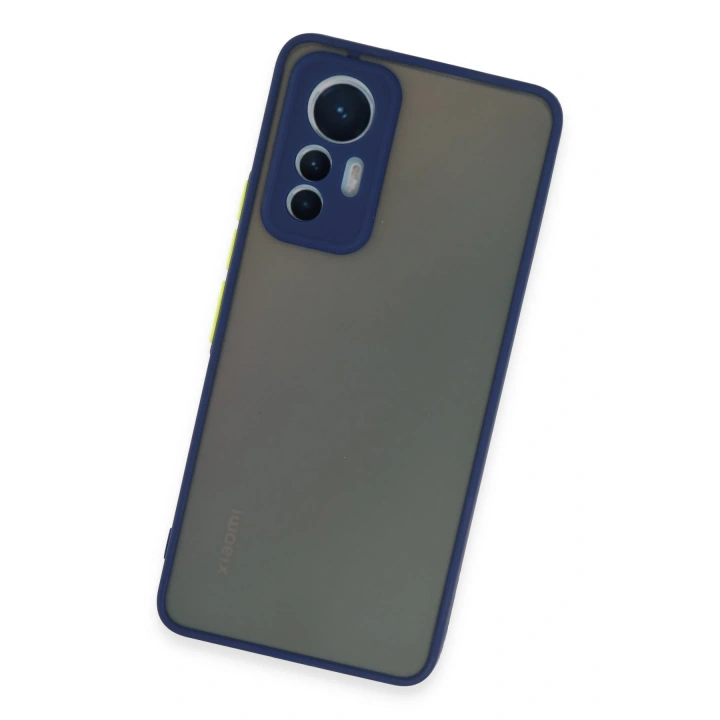 BFS  Xiaomi Mi 12 Lite Kılıf Montreal Silikon Kapak - Lacivert