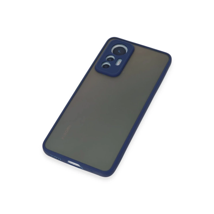 BFS  Xiaomi Mi 12 Lite Kılıf Montreal Silikon Kapak - Lacivert
