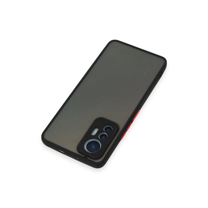 BFS  Xiaomi Mi 12 Lite Kılıf Montreal Silikon Kapak - Siyah