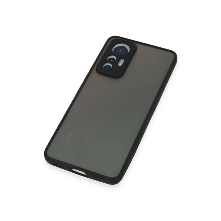 BFS  Xiaomi Mi 12 Lite Kılıf Montreal Silikon Kapak - Siyah