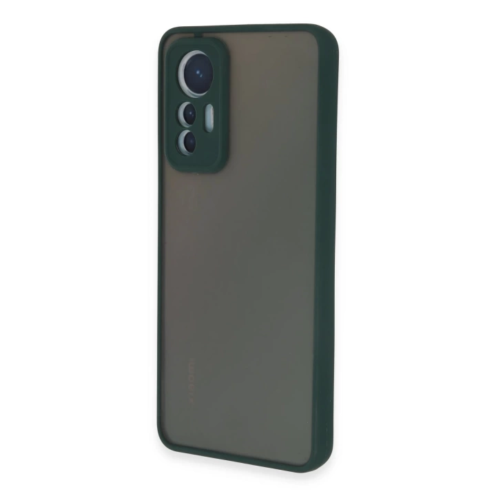 BFS  Xiaomi Mi 12 Lite Kılıf Montreal Silikon Kapak - Yeşil