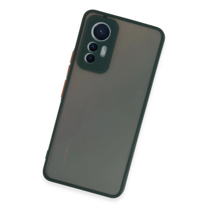 BFS  Xiaomi Mi 12 Lite Kılıf Montreal Silikon Kapak - Yeşil