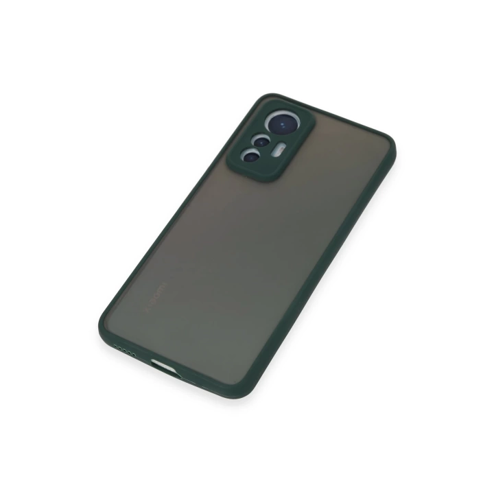 BFS  Xiaomi Mi 12 Lite Kılıf Montreal Silikon Kapak - Yeşil