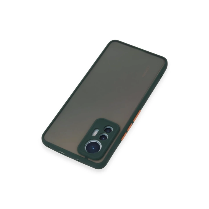 BFS  Xiaomi Mi 12 Lite Kılıf Montreal Silikon Kapak - Yeşil