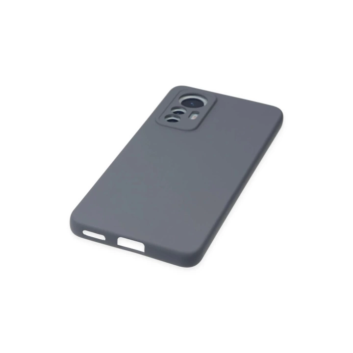 BFS  Xiaomi Mi 12 Lite Kılıf Nano içi Kadife Silikon - Gri