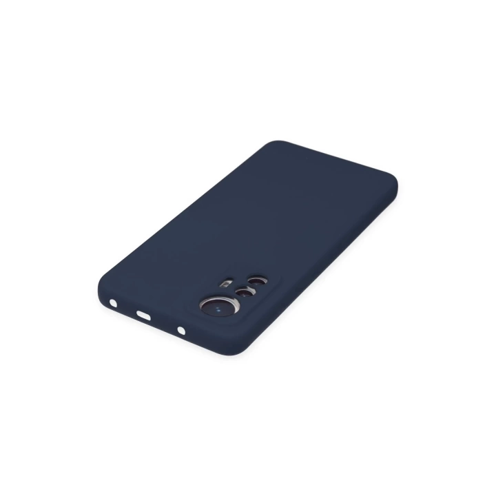BFS  Xiaomi Mi 12 Lite Kılıf Nano içi Kadife Silikon - Lacivert