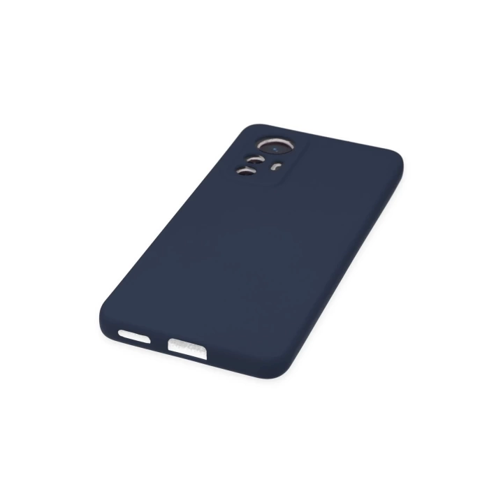 BFS  Xiaomi Mi 12 Lite Kılıf Nano içi Kadife Silikon - Lacivert