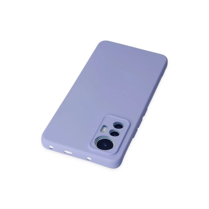BFS  Xiaomi Mi 12 Lite Kılıf Nano içi Kadife Silikon - Lila