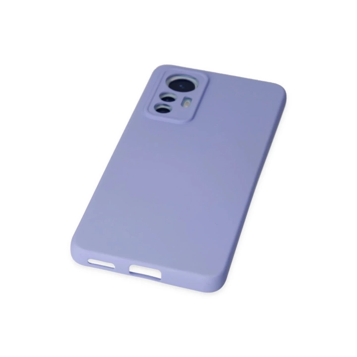 BFS  Xiaomi Mi 12 Lite Kılıf Nano içi Kadife Silikon - Lila