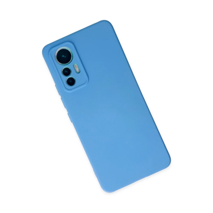BFS  Xiaomi Mi 12 Lite Kılıf Nano içi Kadife Silikon - Mavi