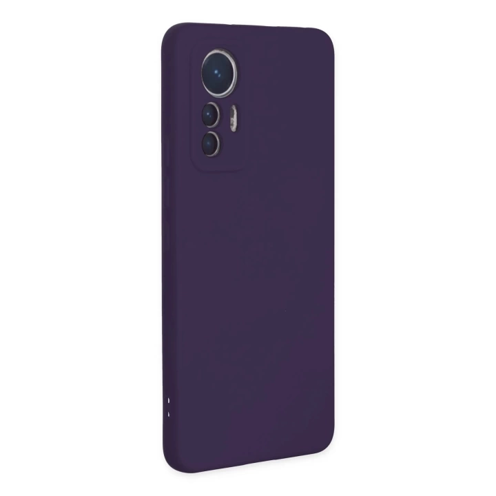 BFS  Xiaomi Mi 12 Lite Kılıf Nano içi Kadife Silikon - Mor