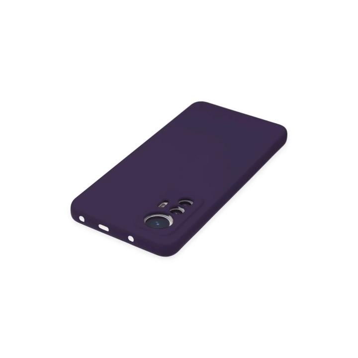 BFS  Xiaomi Mi 12 Lite Kılıf Nano içi Kadife Silikon - Mor