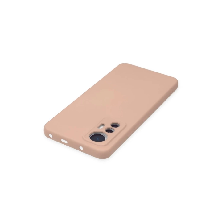 BFS  Xiaomi Mi 12 Lite Kılıf Nano içi Kadife Silikon - Pudra