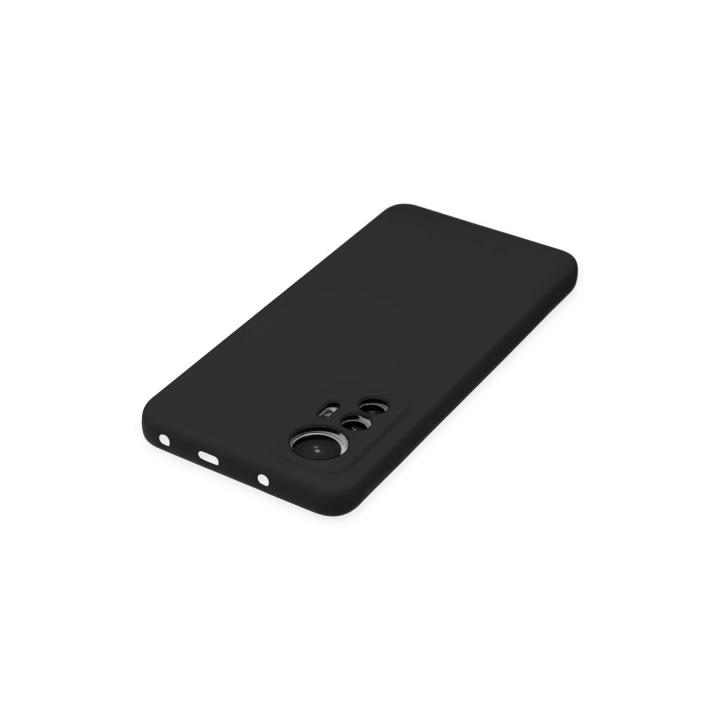 BFS  Xiaomi Mi 12 Lite Kılıf Nano içi Kadife Silikon - Siyah
