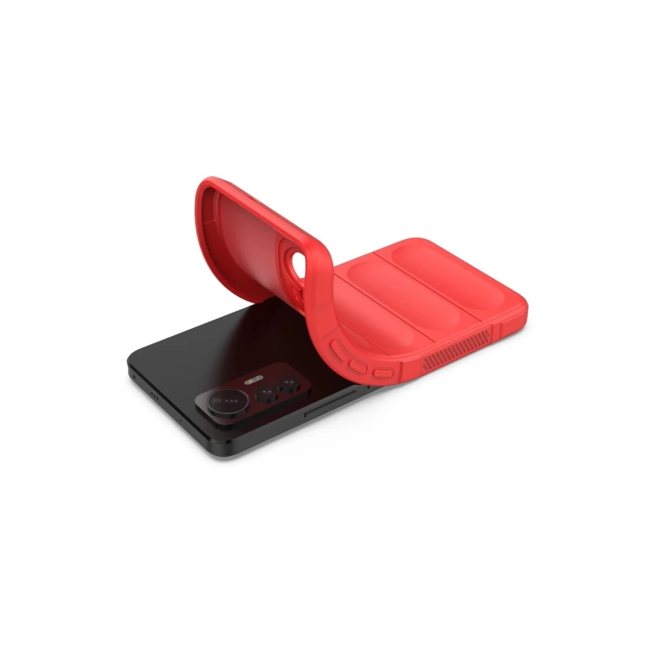 BFS  Xiaomi Mi 12 Lite Kılıf Optimum Silikon - Kırmızı