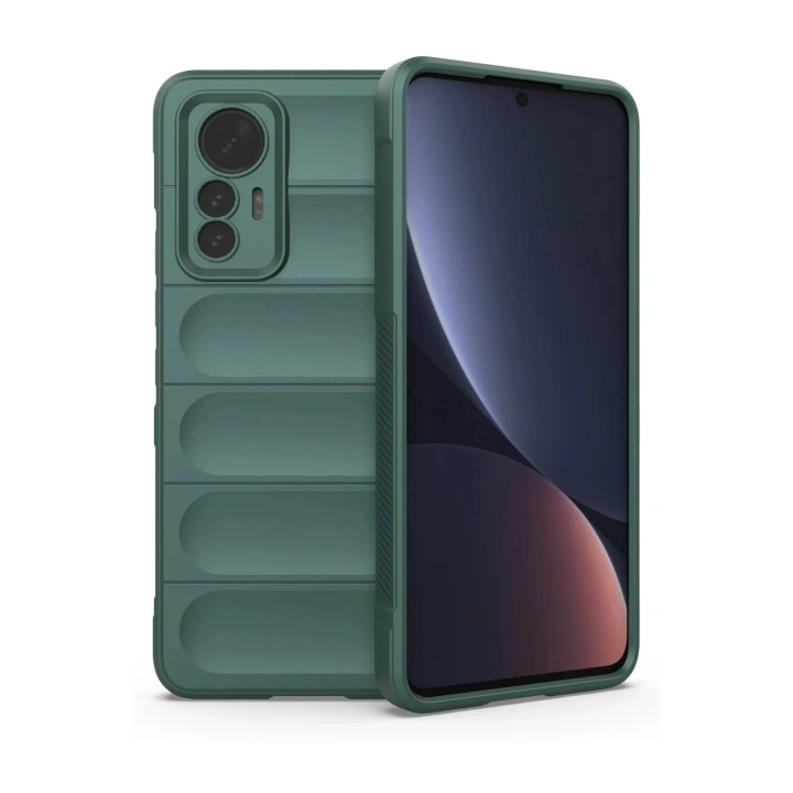 BFS Xiaomi Mi 12 Lite Kılıf Optimum Silikon - Koyu Yeşil