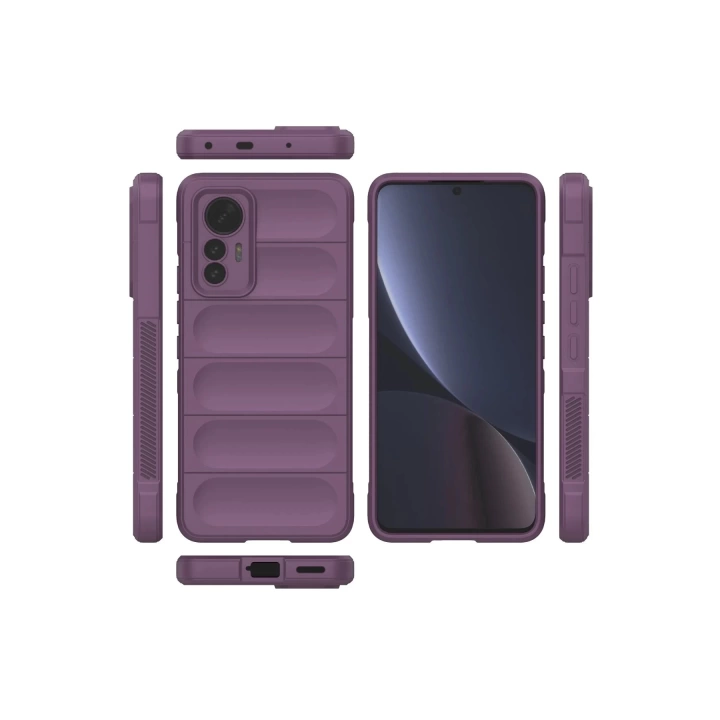 BFS  Xiaomi Mi 12 Lite Kılıf Optimum Silikon - Mor