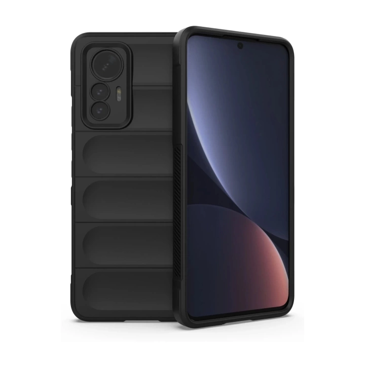 BFS  Xiaomi Mi 12 Lite Kılıf Optimum Silikon - Siyah