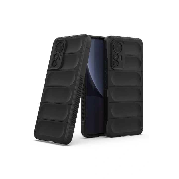 BFS  Xiaomi Mi 12 Lite Kılıf Optimum Silikon - Siyah