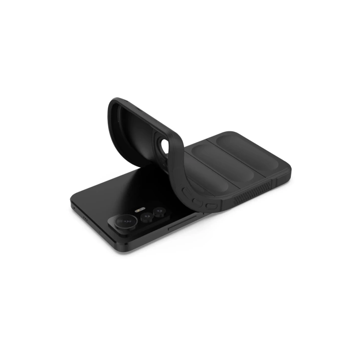 BFS  Xiaomi Mi 12 Lite Kılıf Optimum Silikon - Siyah