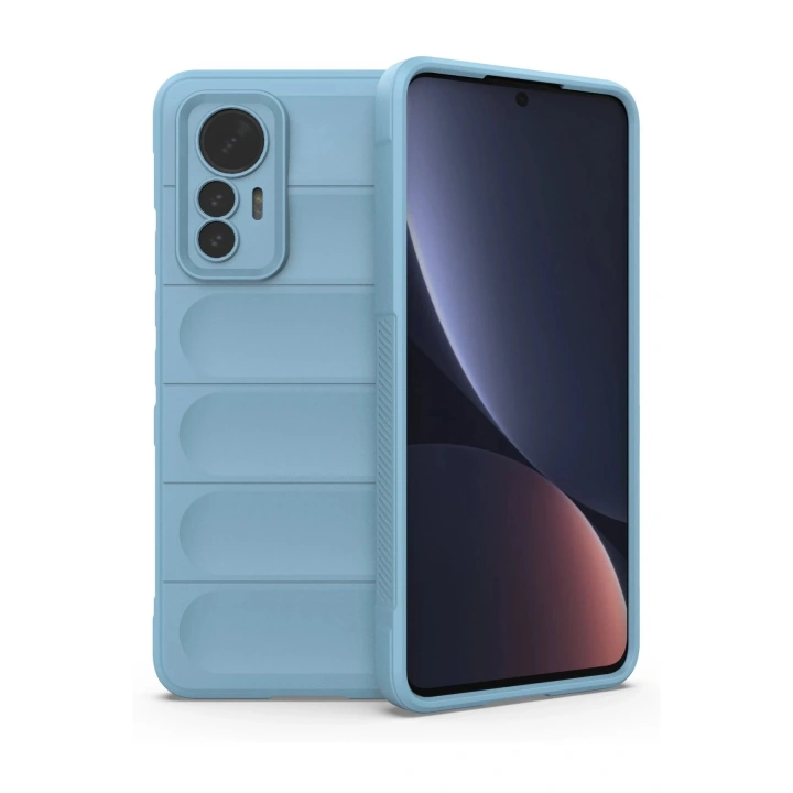 BFS Xiaomi Mi 12 Lite Kılıf Optimum Silikon - Sky Blue