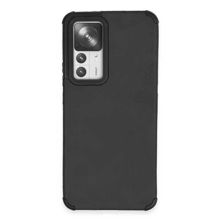 BFS  Xiaomi Mi 12T Kılıf Loop Deri Silikon - Siyah