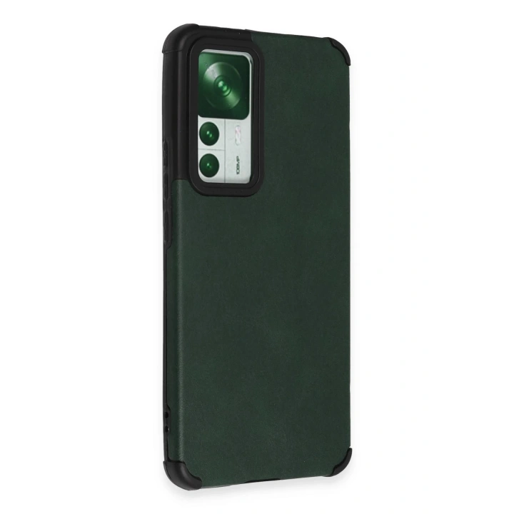 BFS  Xiaomi Mi 12T Kılıf Loop Deri Silikon - Yeşil
