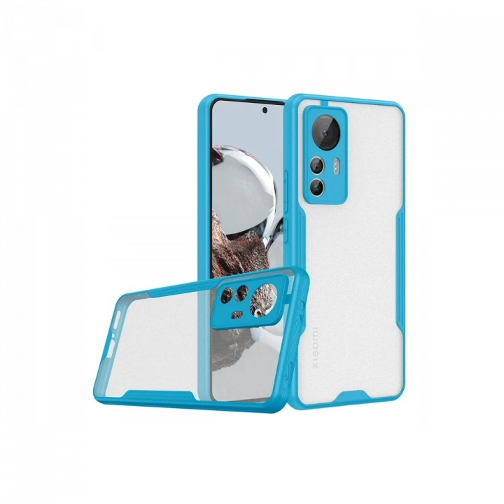 BFS  Xiaomi Mi 12T Kılıf Platin Silikon - Mavi