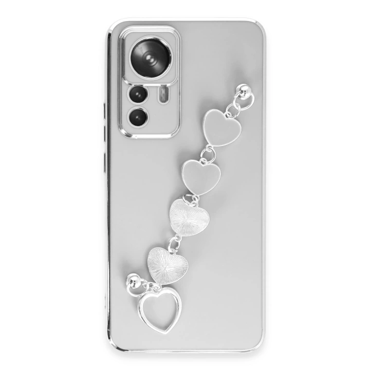 BFS  Xiaomi Mi 12T Pro Kılıf Esila Silikon - Beyaz