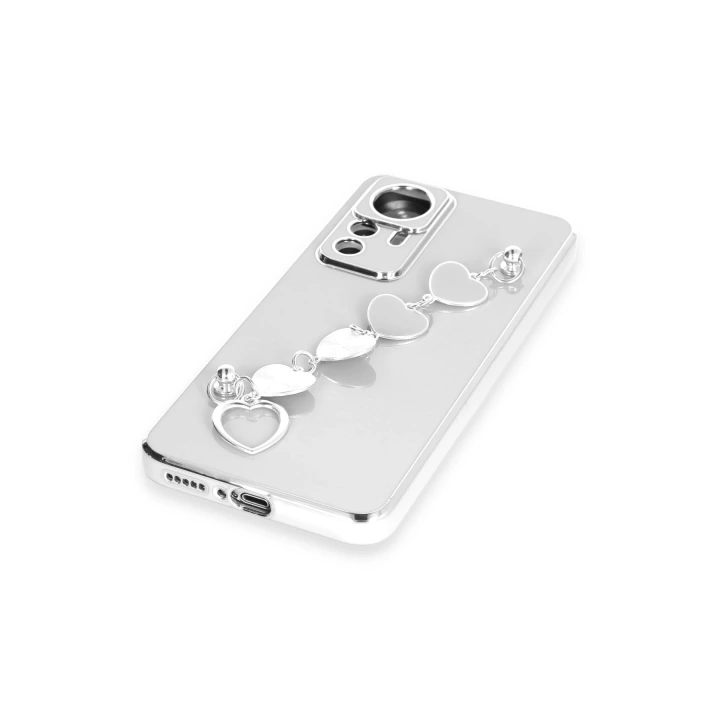 BFS  Xiaomi Mi 12T Pro Kılıf Esila Silikon - Beyaz