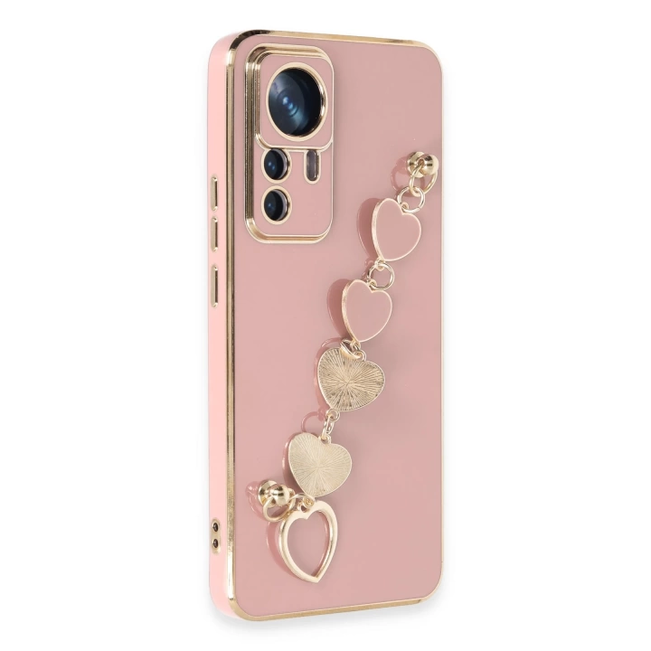 BFS  Xiaomi Mi 12T Pro Kılıf Esila Silikon - Pudra
