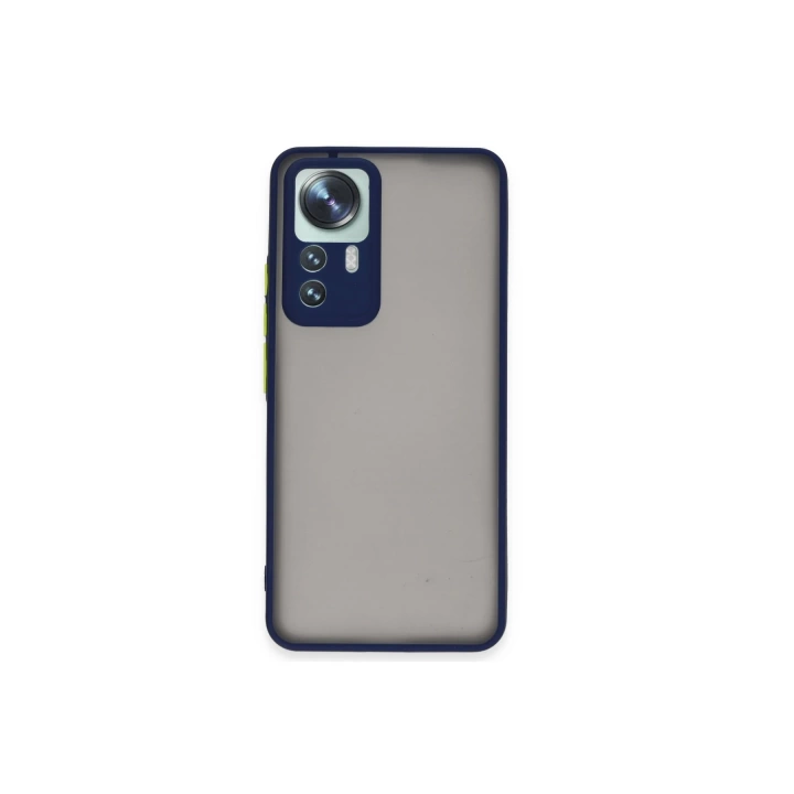 BFS  Xiaomi Mi 12T Pro Kılıf Montreal Silikon Kapak - Lacivert