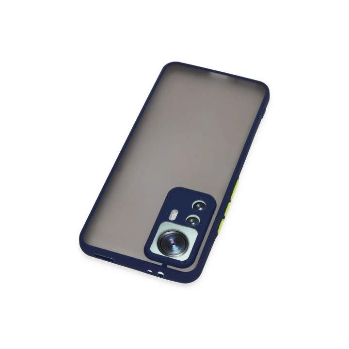 BFS  Xiaomi Mi 12T Pro Kılıf Montreal Silikon Kapak - Lacivert