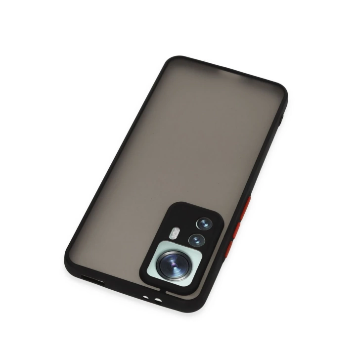 BFS  Xiaomi Mi 12T Pro Kılıf Montreal Silikon Kapak - Siyah