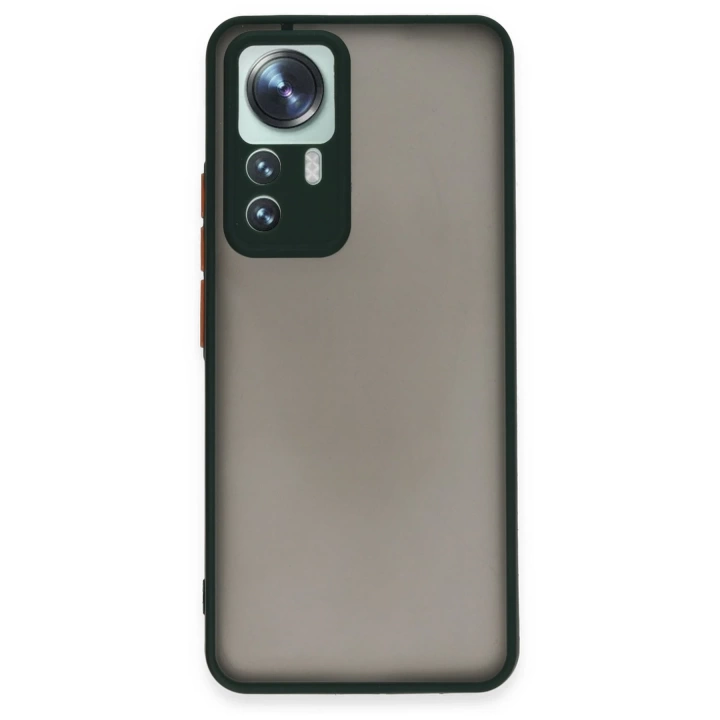BFS  Xiaomi Mi 12T Pro Kılıf Montreal Silikon Kapak - Yeşil