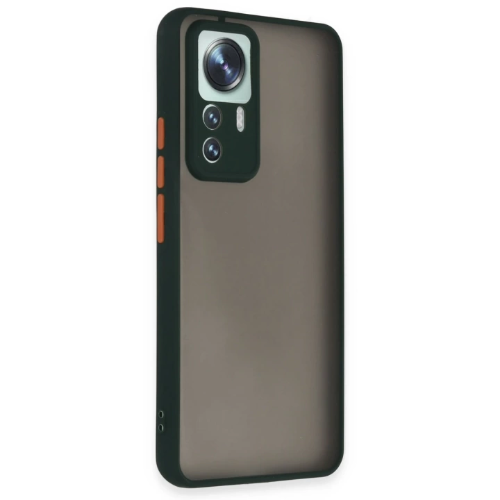 BFS  Xiaomi Mi 12T Pro Kılıf Montreal Silikon Kapak - Yeşil