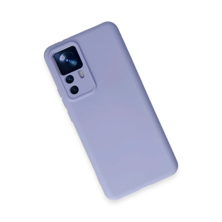 BFS  Xiaomi Mi 12T Pro Kılıf Nano içi Kadife Silikon - Lila