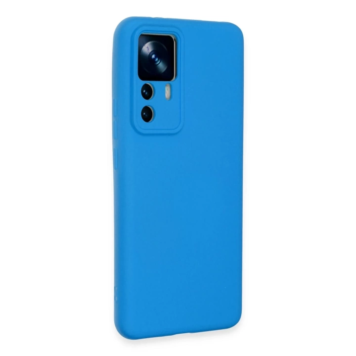 BFS  Xiaomi Mi 12T Pro Kılıf Nano içi Kadife Silikon - Mavi