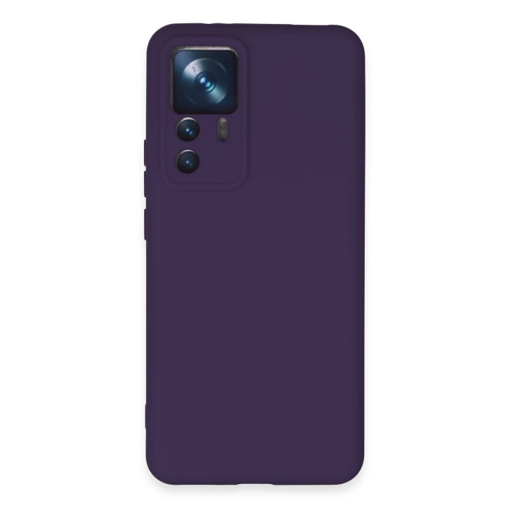 BFS  Xiaomi Mi 12T Pro Kılıf Nano içi Kadife Silikon - Mor
