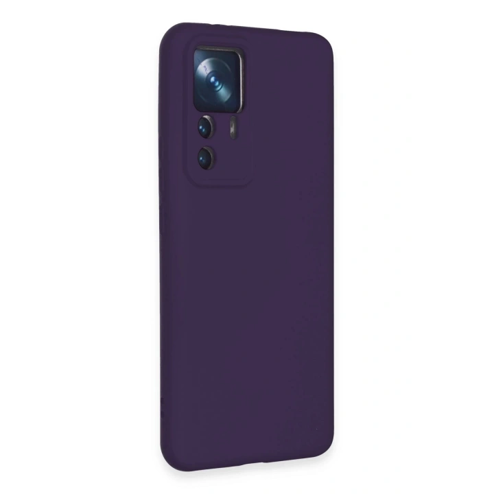 BFS  Xiaomi Mi 12T Pro Kılıf Nano içi Kadife Silikon - Mor