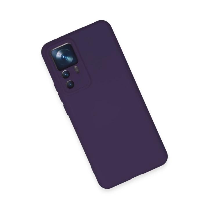 BFS  Xiaomi Mi 12T Pro Kılıf Nano içi Kadife Silikon - Mor