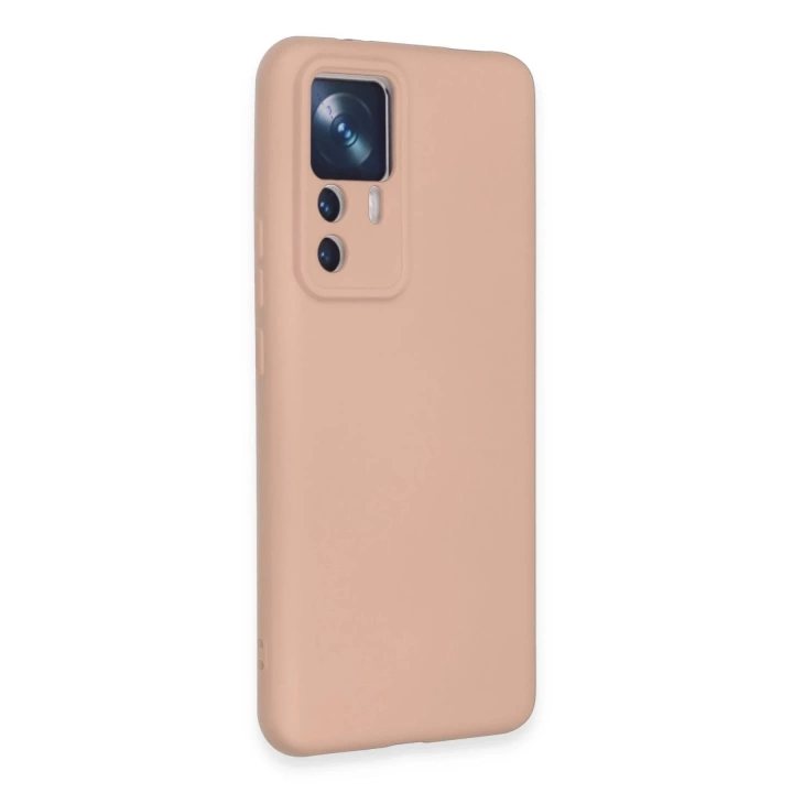 BFS  Xiaomi Mi 12T Pro Kılıf Nano içi Kadife Silikon - Pudra