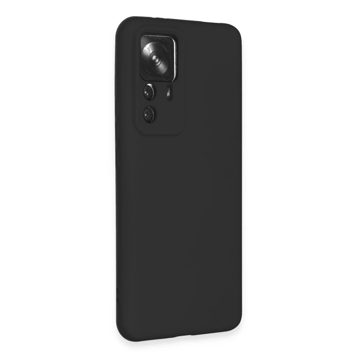 BFS  Xiaomi Mi 12T Pro Kılıf Nano içi Kadife Silikon - Siyah