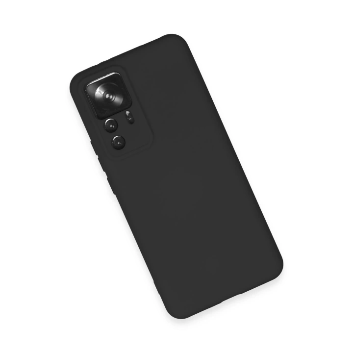 BFS  Xiaomi Mi 12T Pro Kılıf Nano içi Kadife Silikon - Siyah
